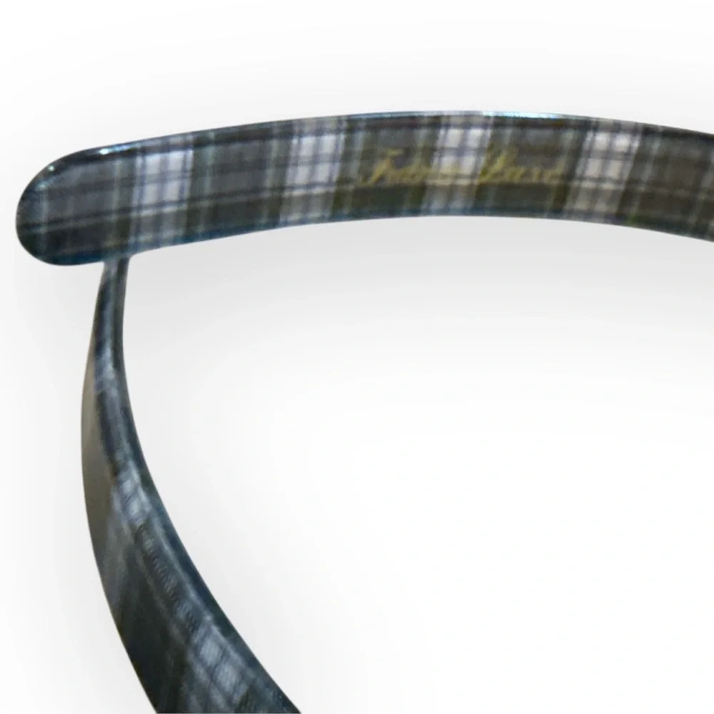 Vintage blue plaid